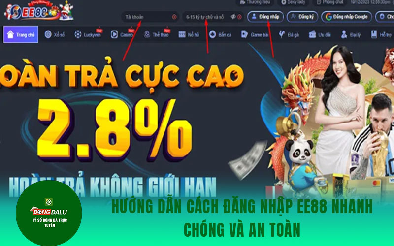 ee88 1 Hướng dẫn cách đăng nhập EE88 nhanh chóng và an toàn